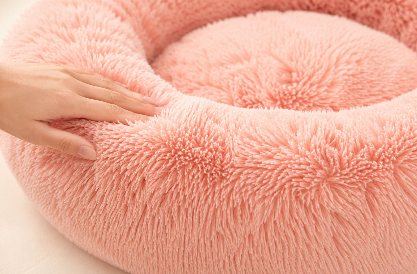 Fuwa Plush Calming Pet Bed