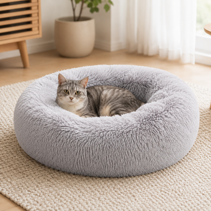 Fuwa Plush Calming Pet Bed